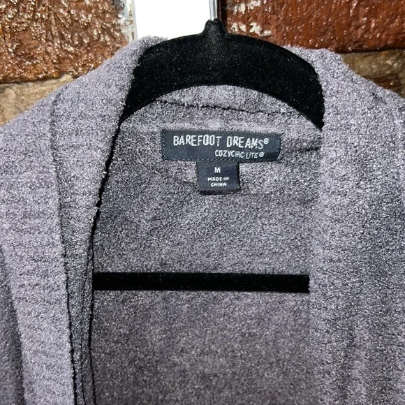 Barefoot Dreams Slate Blue Women's Cardigan - Picture 5 of 6